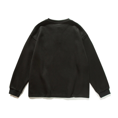 ポリコットン　ワッフル　ヘンリーネック長袖Ｔシャツ　N609