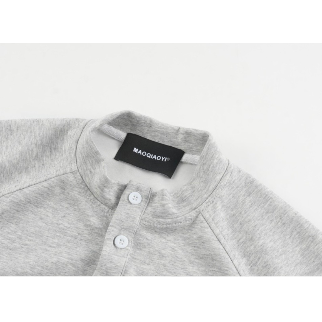 ストレッチポンチ　ヘンリーネック　Tシャツ　N1581