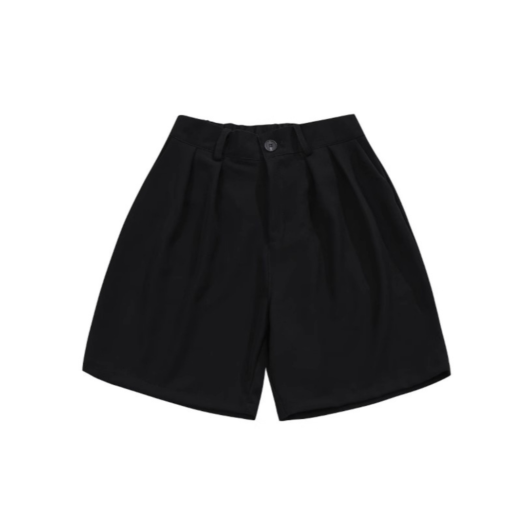 ポリエステル　タックワイド　ショートパンツ　N1370