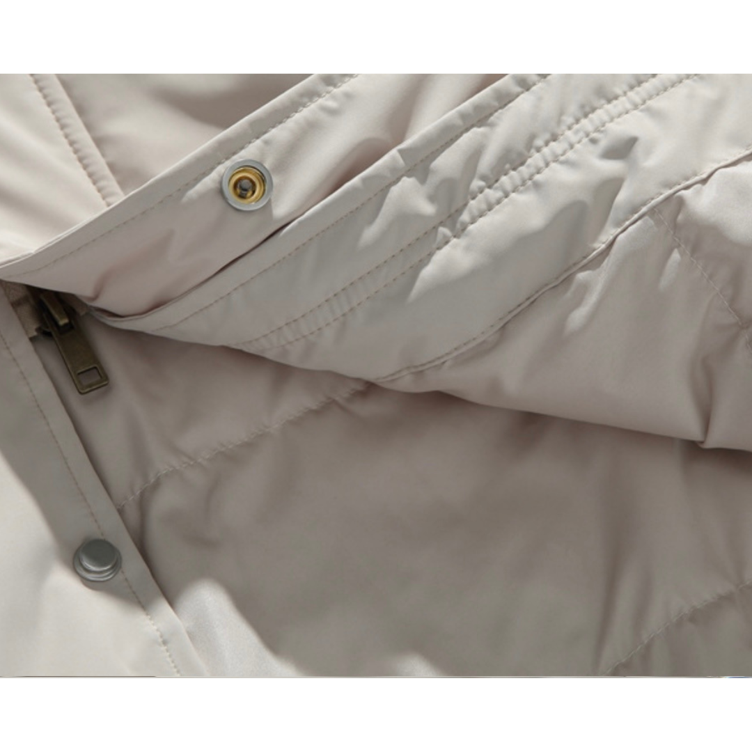 ホワイトダックダウン　モッズコート　N829