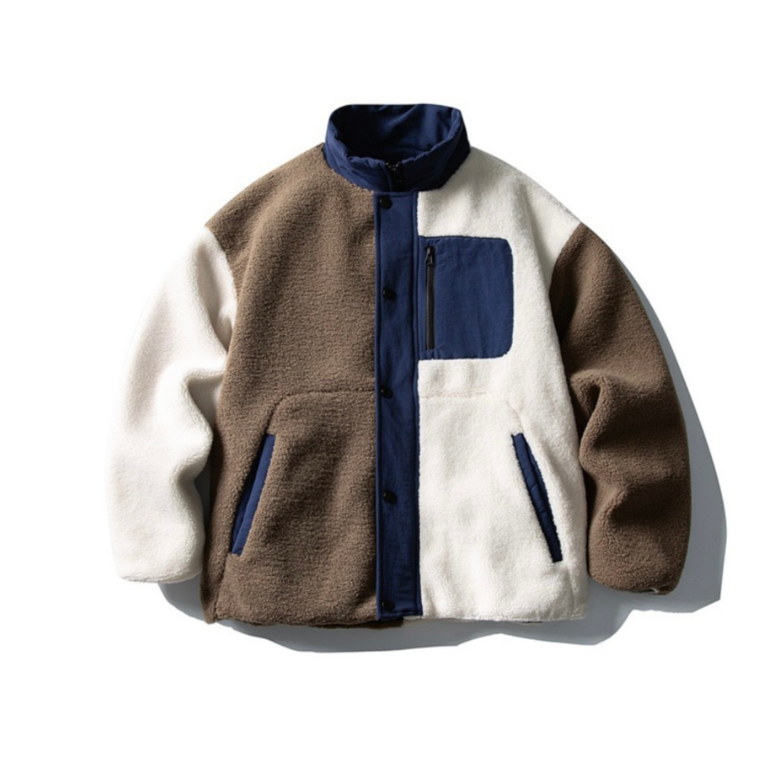 キルティングライナー　クレイジー　フリースジャケット　N947