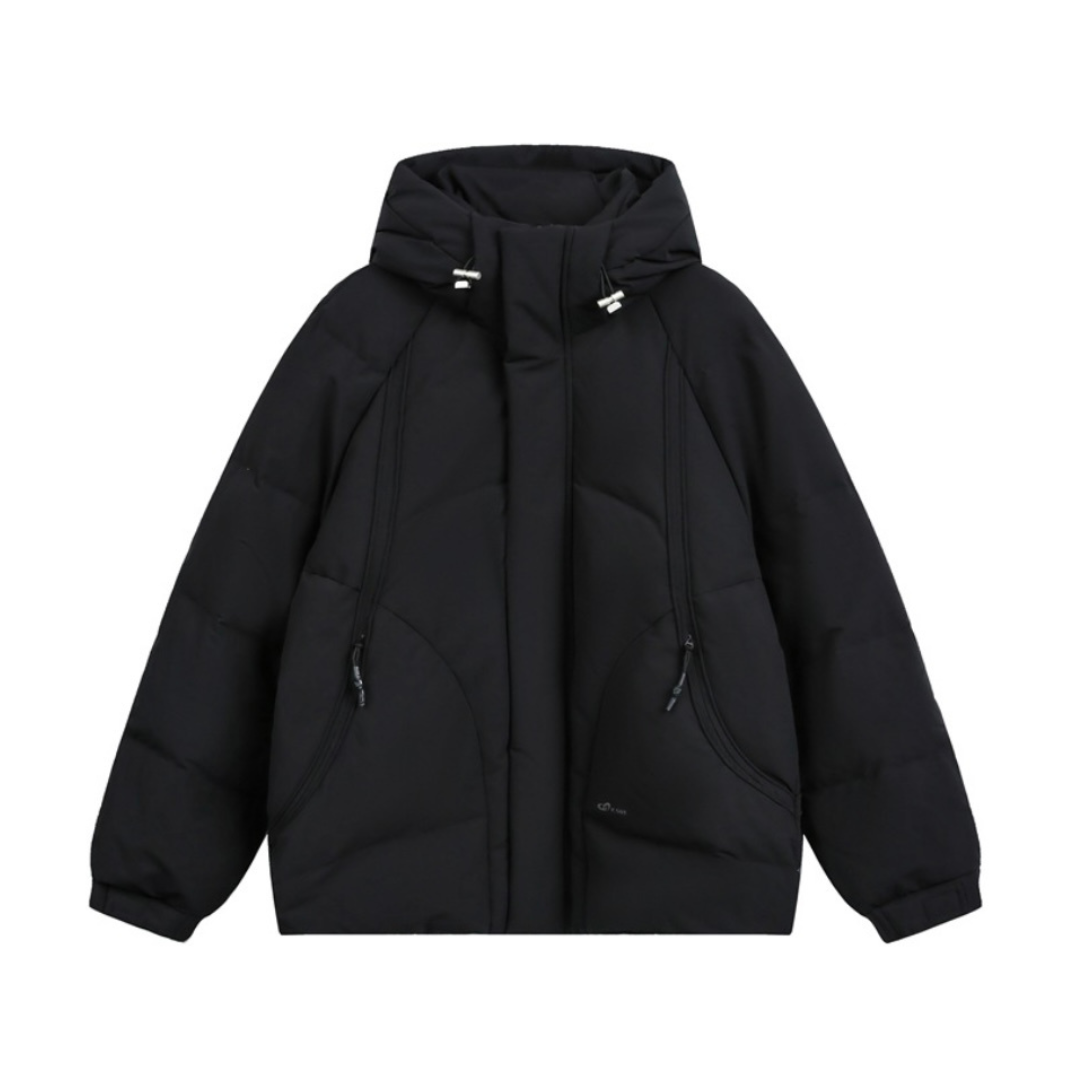 ダウン　ハイネックフード　ジャケット　N954