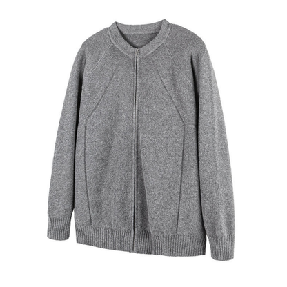 リブニット　クルーネック　カーディガン　N984