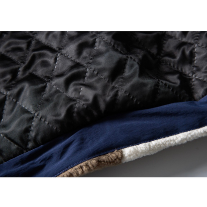 キルティングライナー　クレイジー　フリースジャケット　N947