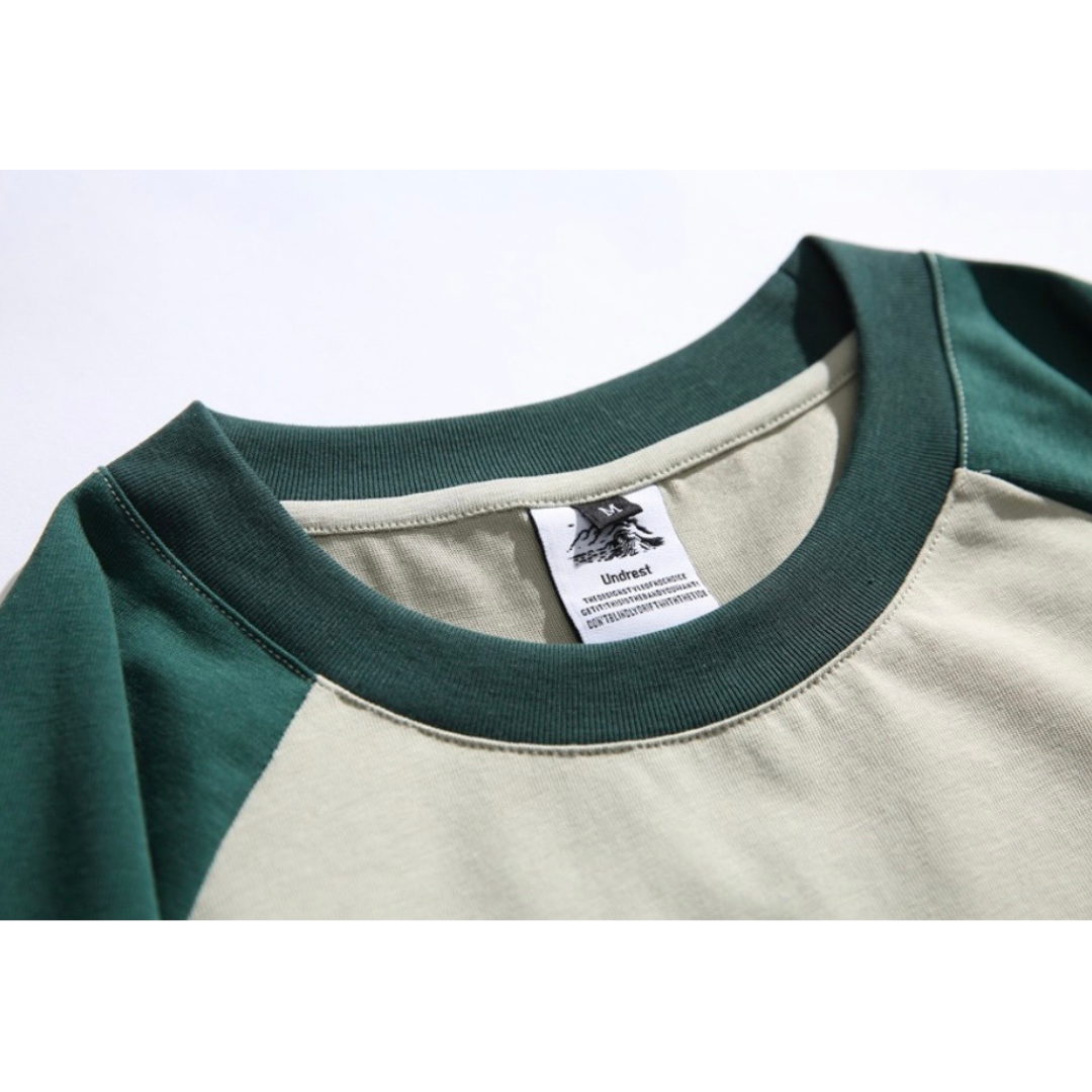 カレッジプリント　ラグランスリーブ　Tシャツ　1597