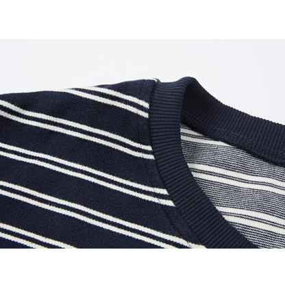 カノコボーダー　ストレッチ　ロングスリーブ　Tシャツ　N107