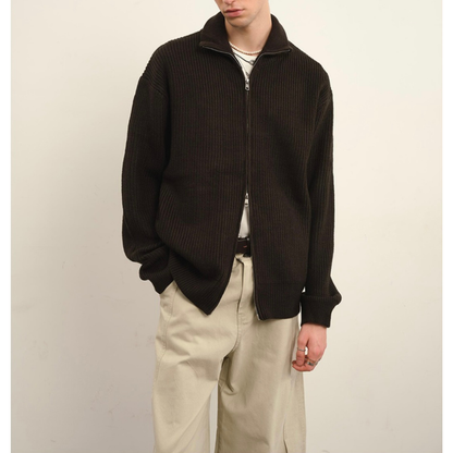 ドライバーズニット ジップアップ カーディガン　N930