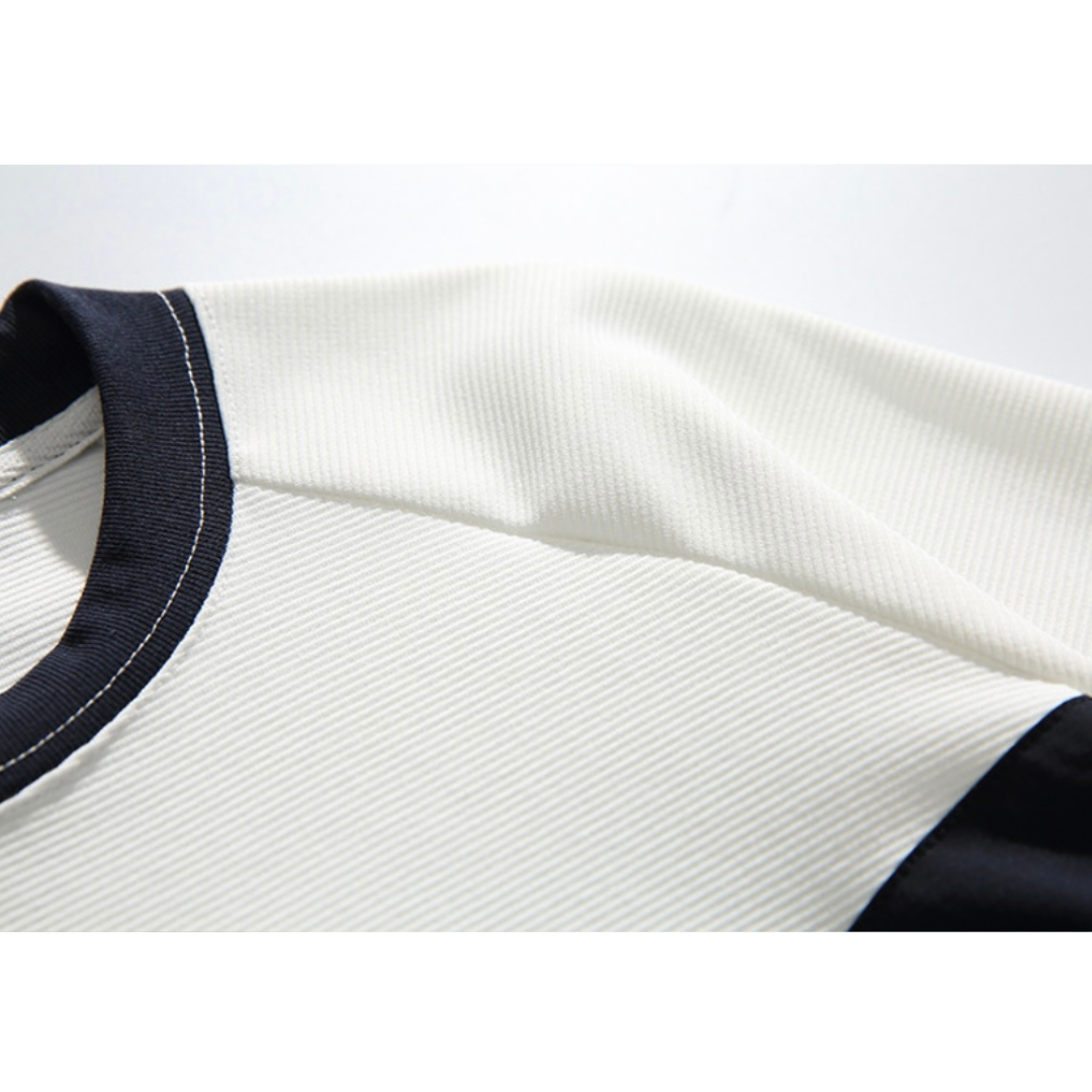 ストレッチ　バイカラー長袖Ｔシャツ　N1088