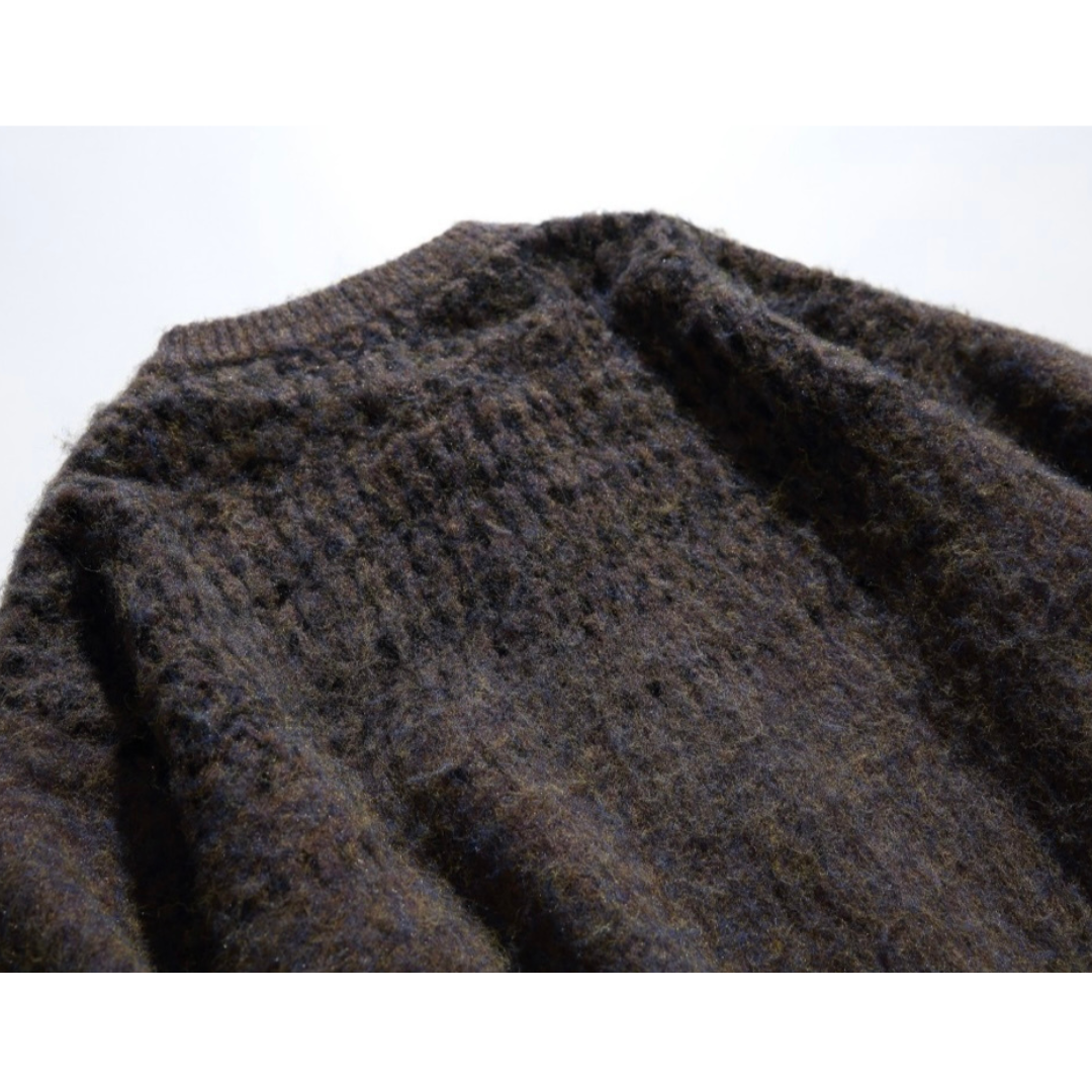 フェードジャガード　ストレッチニット　カーディガン　N883