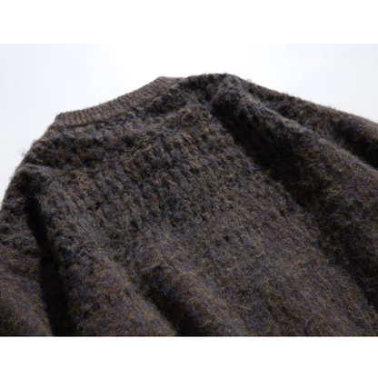 フェードジャガード　ストレッチニット　カーディガン　N883