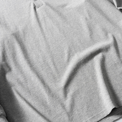 ヘンリーネック　ロングスリーブ　ワイドTシャツ　N214