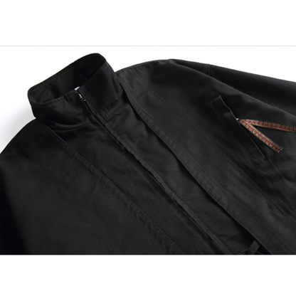 フェイクレイヤード　キモノ　スタンドカラージャケット　N1102