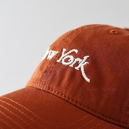 【New York】6パネル　キャップ　N474