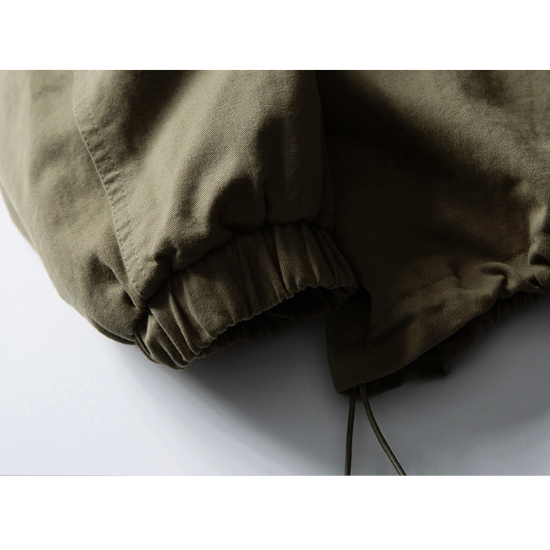 ウォッシュドコットン　スタンドカラー　ジャケット　N1143