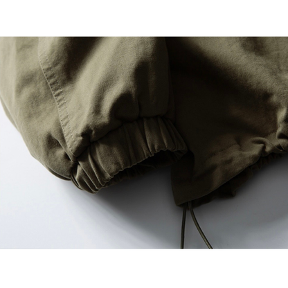 ウォッシュドコットン　スタンドカラー　ジャケット　N1143