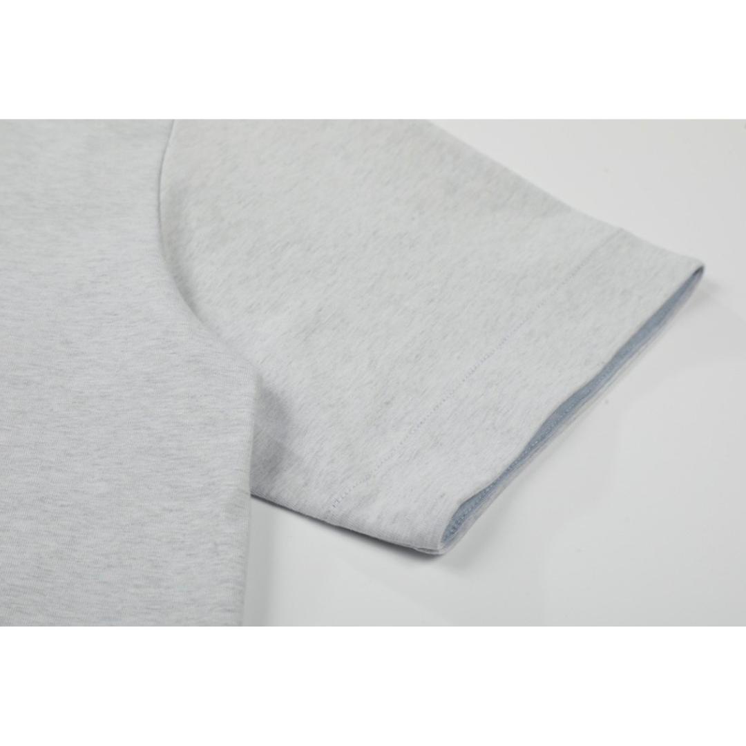 コットンポリ　バイカラーヘム　Tシャツ　N1591
