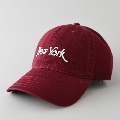 【New York】6パネル　キャップ　N474