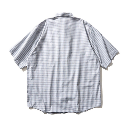 マイクロレトロチェック　半袖シャツ　N1571