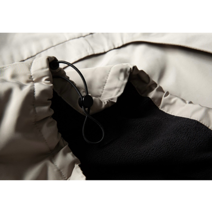 フリースライナー　バイカラー　フードジャケット　N896