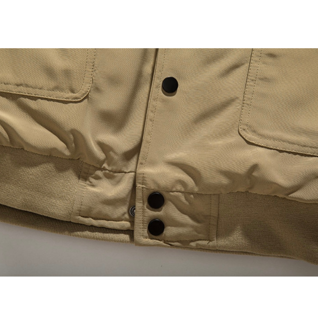 Fake Layered Hooded Jacket N812