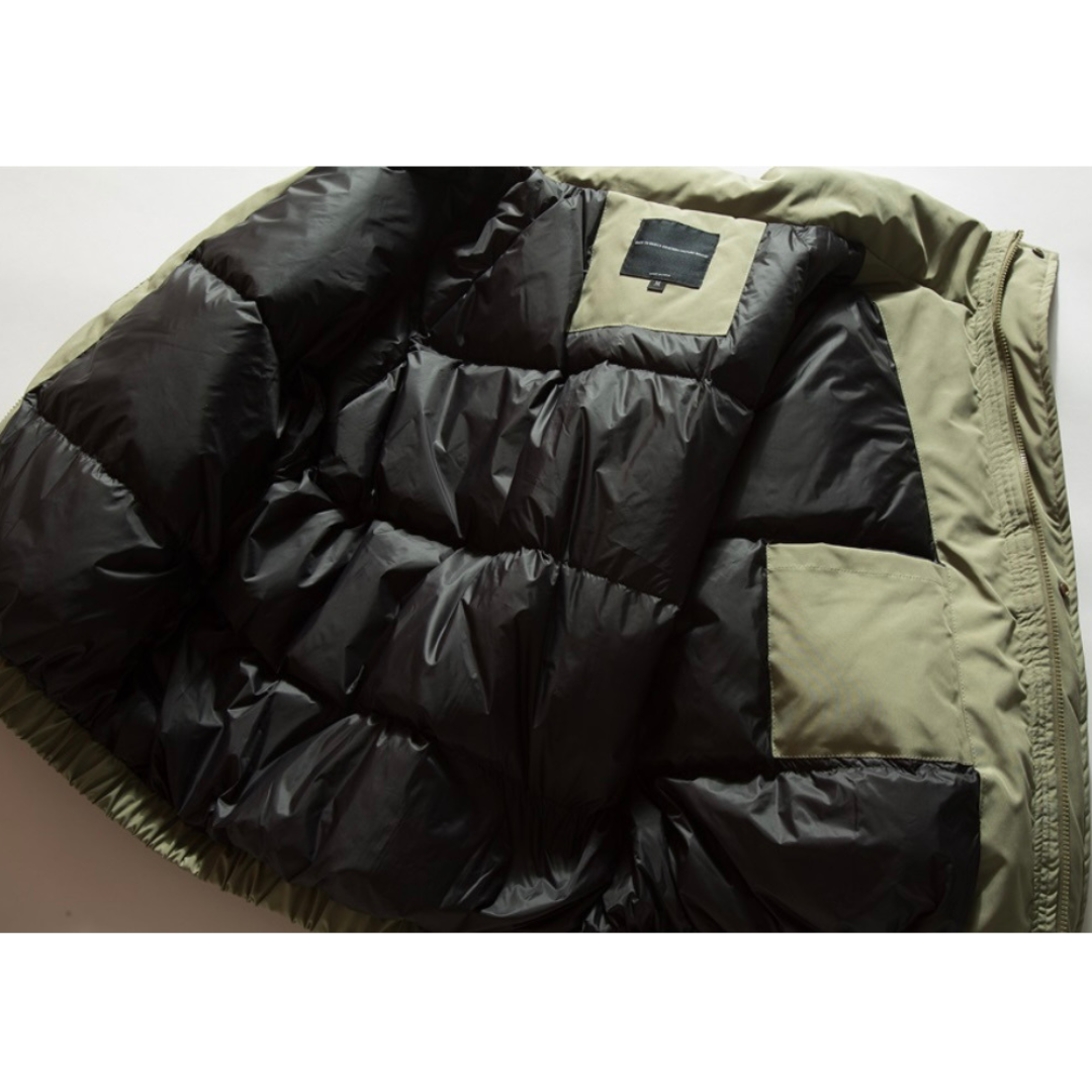 ホワイトダウン　ミリタリー　スタンドジャケット　N950