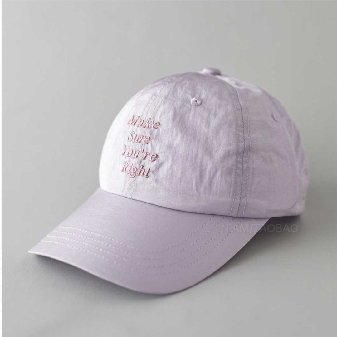 [Make sure you're right] 6 panel cap N476