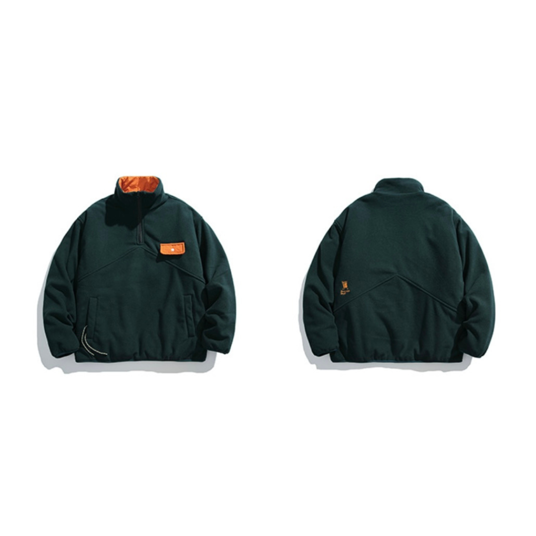 起毛PE　パテッド　スタンドカラージャケット　N946