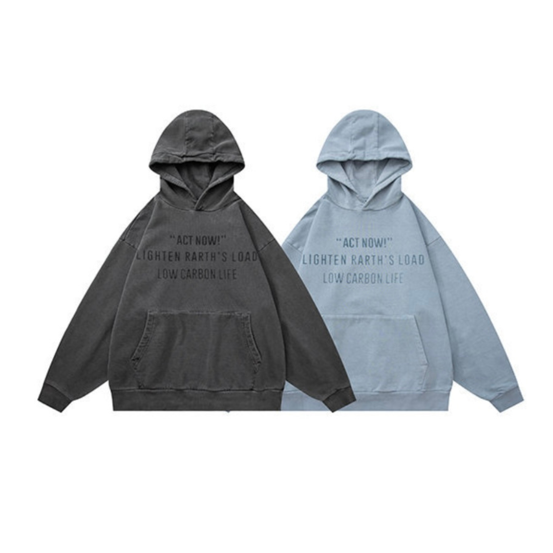 【ACT NOW!】フェード　スウェットパーカー　N996