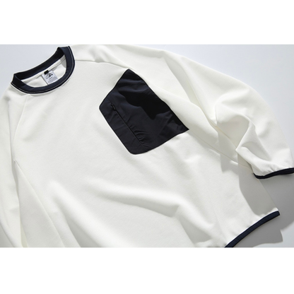 ストレッチ　バイカラー長袖Ｔシャツ　N1088