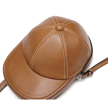 PUレザー　ミニチュアキャップ　ショルダーバッグ　N1203