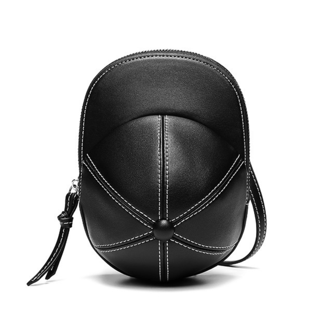 PUレザー　ミニチュアキャップ　ショルダーバッグ　N1203