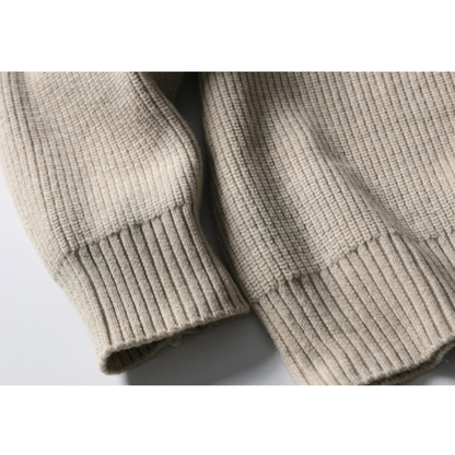 ポロカラー　リブニット　N987