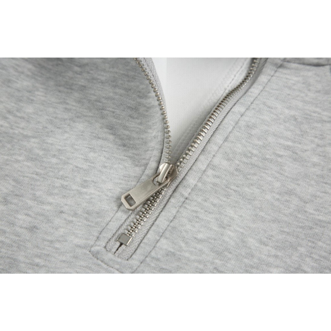 ショルダーライン　ハーフジップ　スウェット　N1265