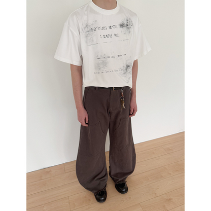 【I MADE ME】ダーティ　プリントTシャツ　N237