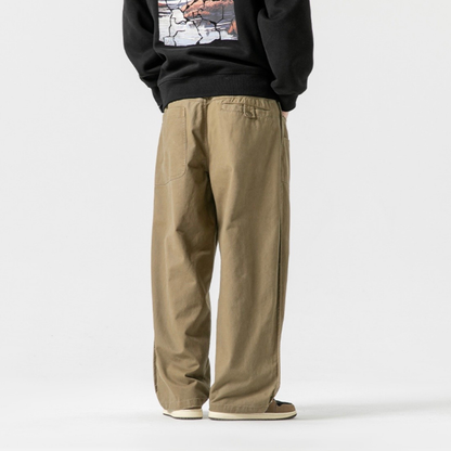 ステッチタック　チノ　ワイドパンツ　N1240