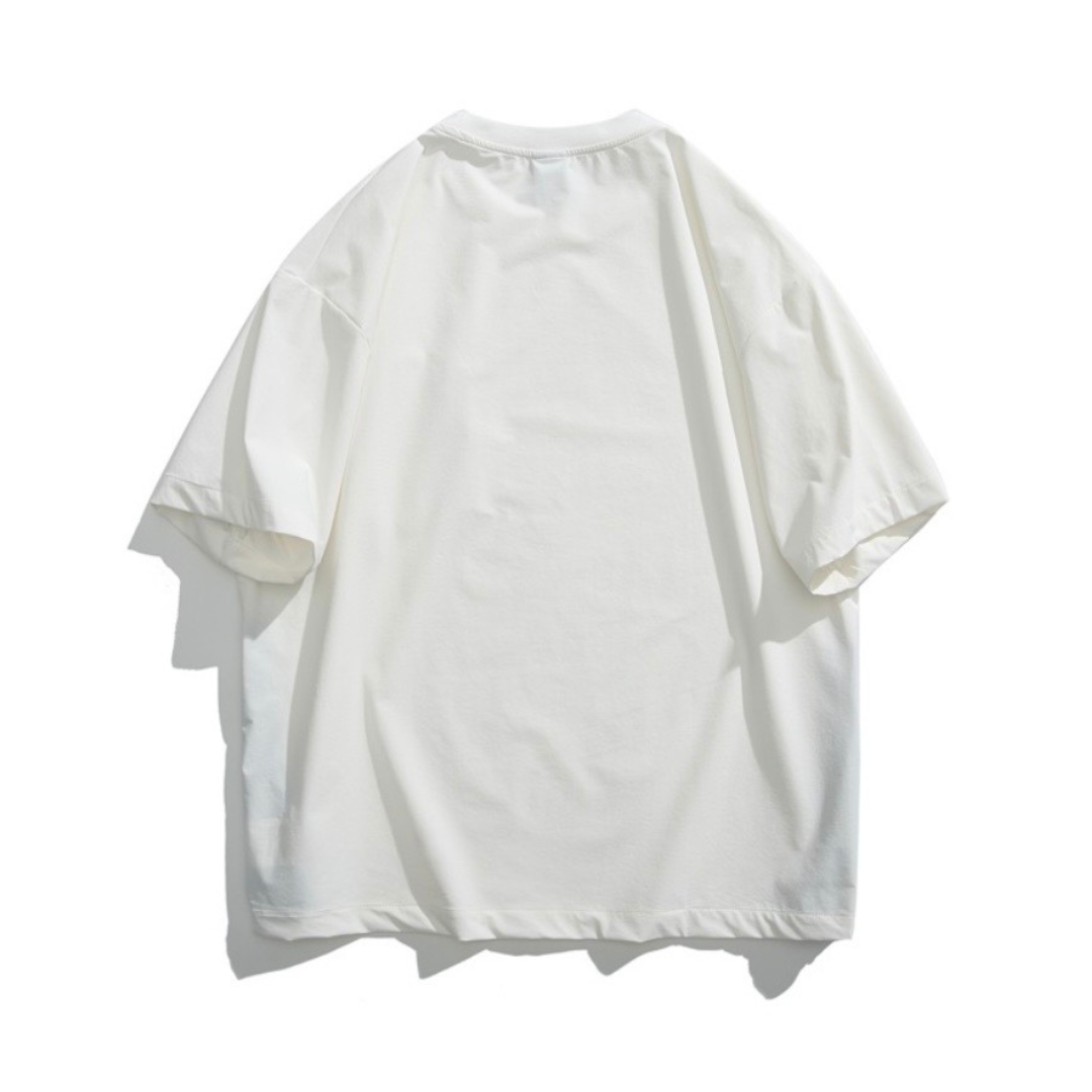 バイカラースリット　ストレッチナイロン　Tシャツ　N1582