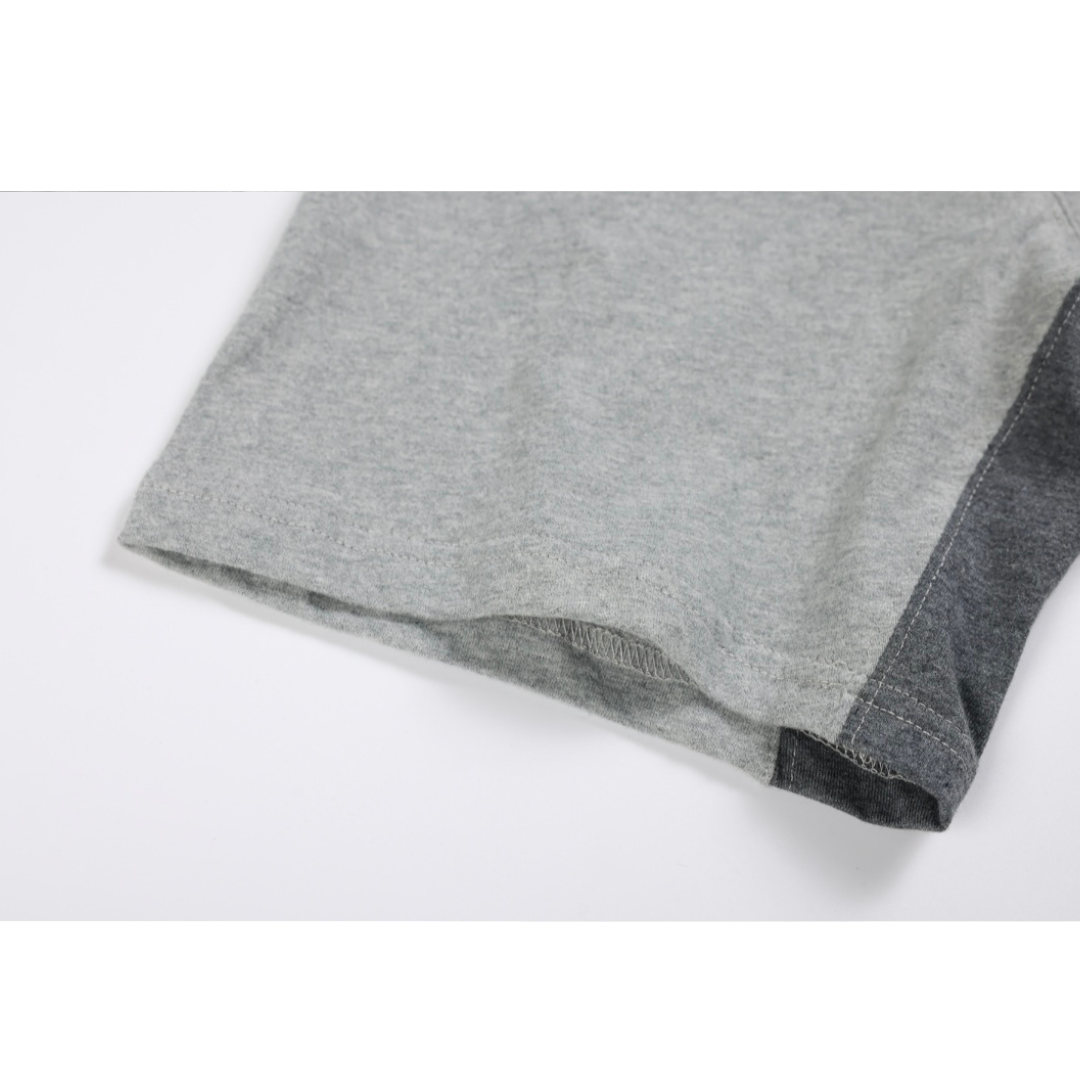 バイカラー　スウェット　ワイドTシャツ　N355