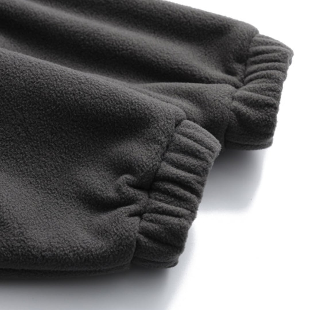 Fleece half-zip stand pullover C168