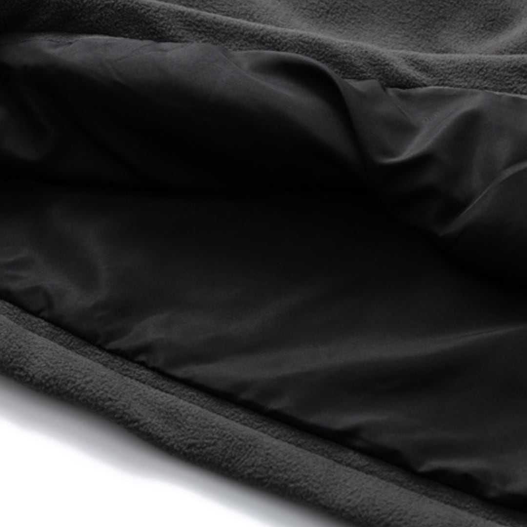 Fleece half-zip stand pullover C168