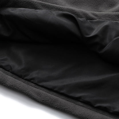 Fleece half-zip stand pullover C168