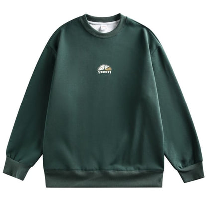 PIZZAプリント　クルーネックスウェット　B564