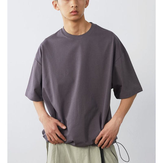 【Vavu】通気速乾性　ソロナ　ドローコード無地Tシャツ　B492