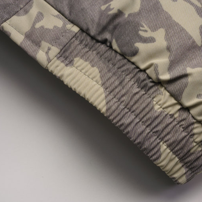 カモフラージュ　ファーフード　ジャケット　N943