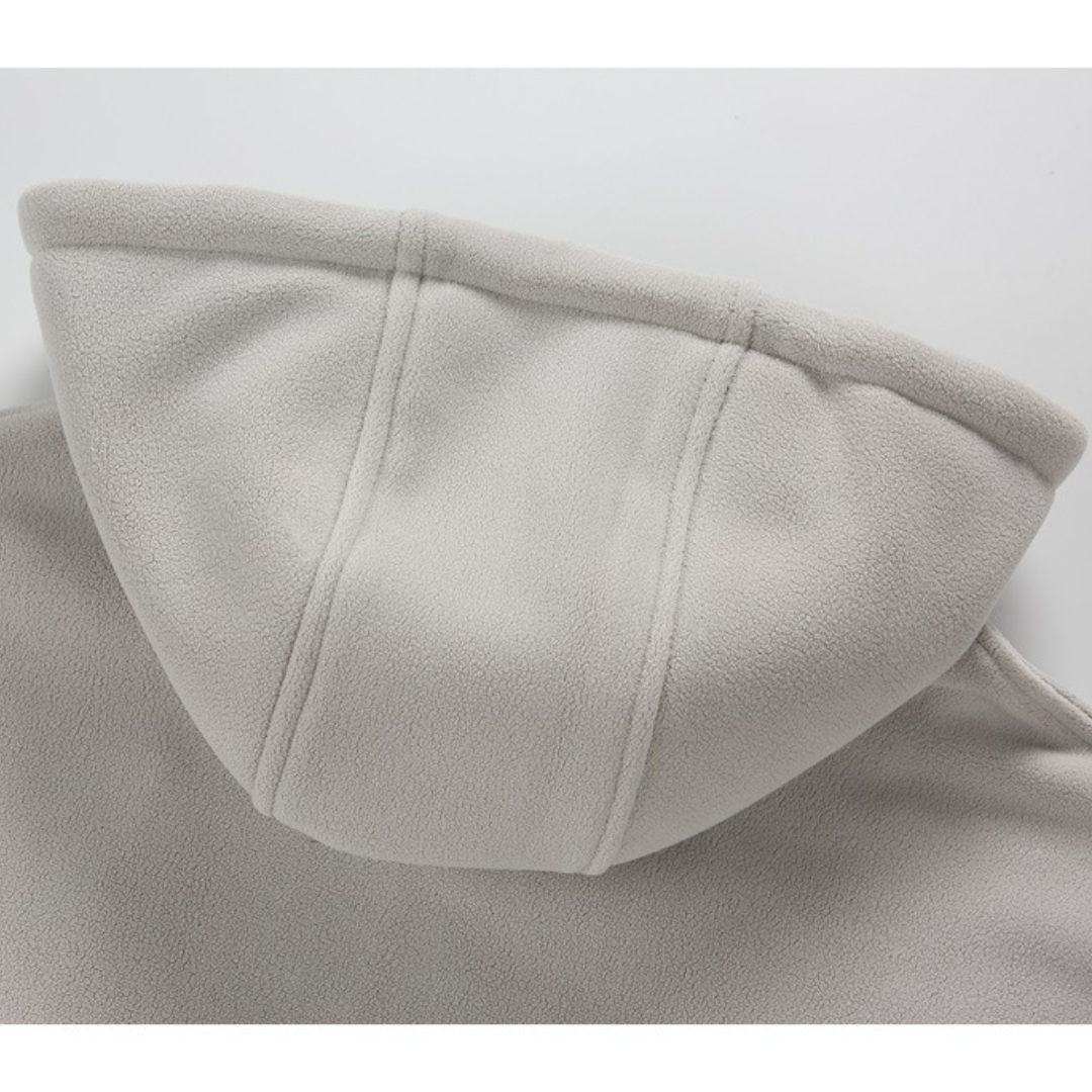 フリース　ハーフジップ　パーカー　N941