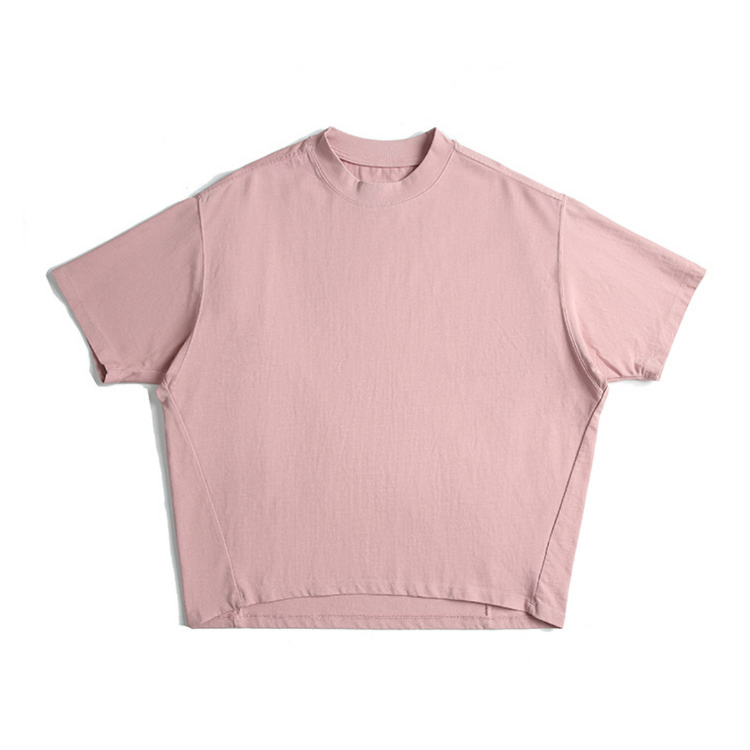 ワイドテーパード 半袖Tシャツ N413 ピンク