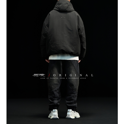 [YMORIGINAL] White Duck Down Utility Hooded Jacket N857
