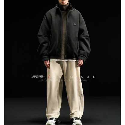 [YMORIGINAL] White Duck Down Woolly PE Stand Jacket N851