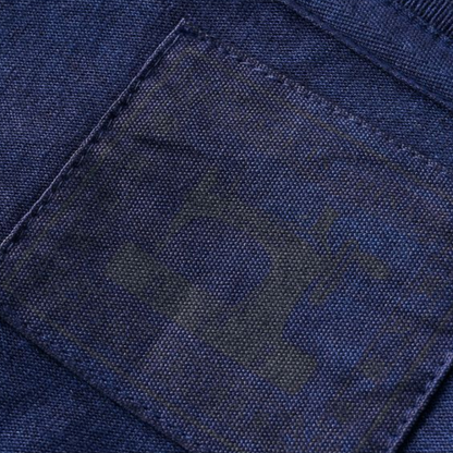 インディゴ染め　長袖Tシャツ　N1324