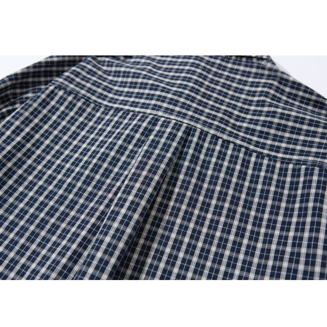 ダッドチェック　ボタンダウンシャツ　N1280