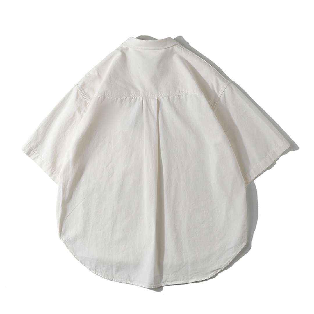 オックス　ワイド　半袖シャツ　N1401